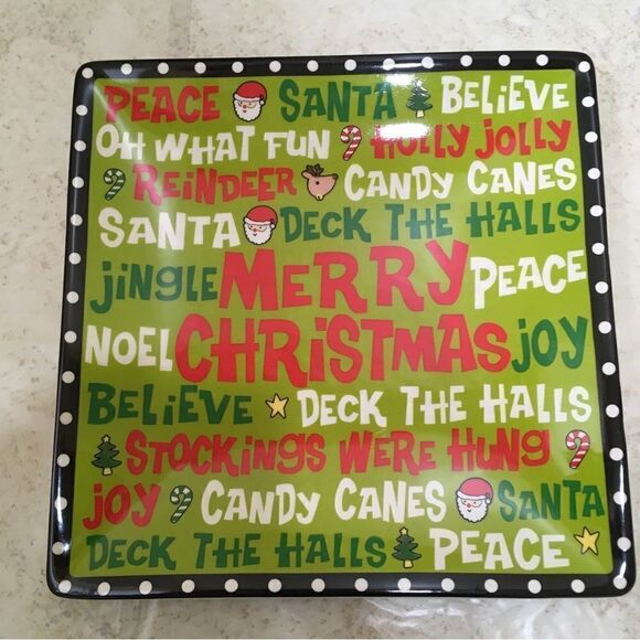 CRACKER BARREL MERRY MERRY CHRISTMAS LARGE MUG AND PLATE - Picture 2 of 10